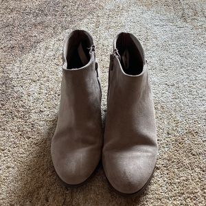 Faux Suede Ankle Boots/Booties